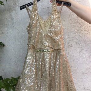 New Gold Dance Costume